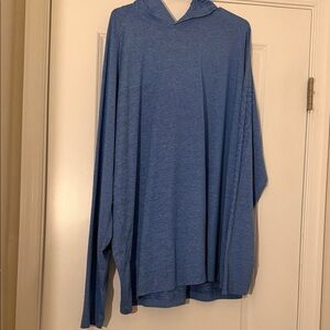 Wolverine Men's Heather Blue Hoodie